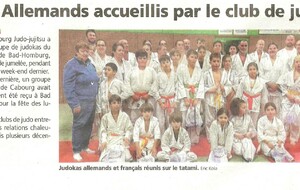 Visite des judokas de Bad Homburg