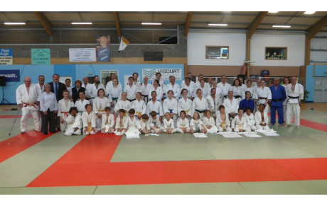 Cérémonie des 70 ans de notre club de judo de Cabourg